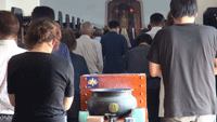 旧納骨堂解体前の慰霊祭
